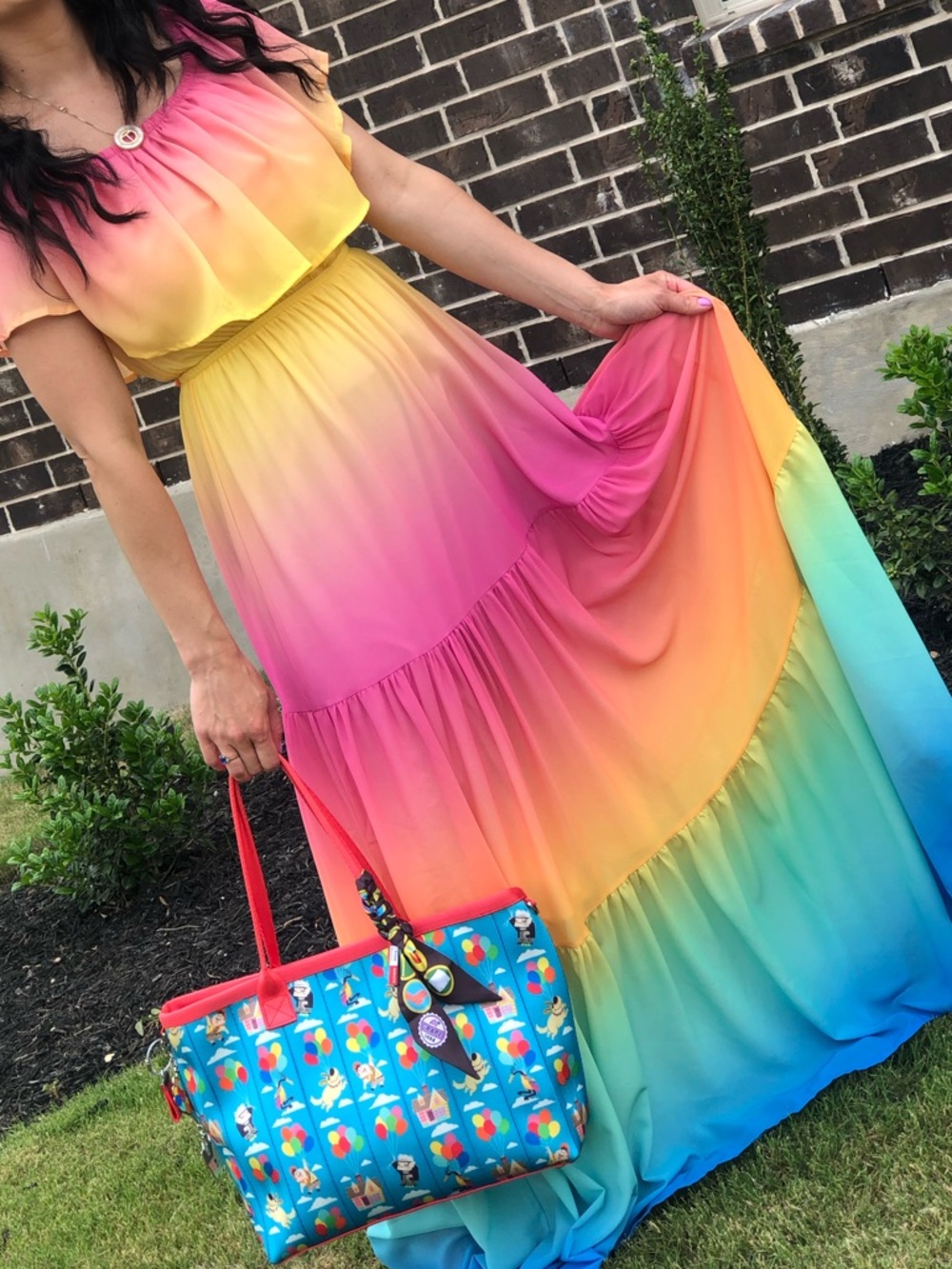 Sunset Ombre Maxi Dress - Multicolor